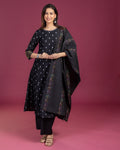 NIKIS | Viscose Suit Set | Charcoal Black