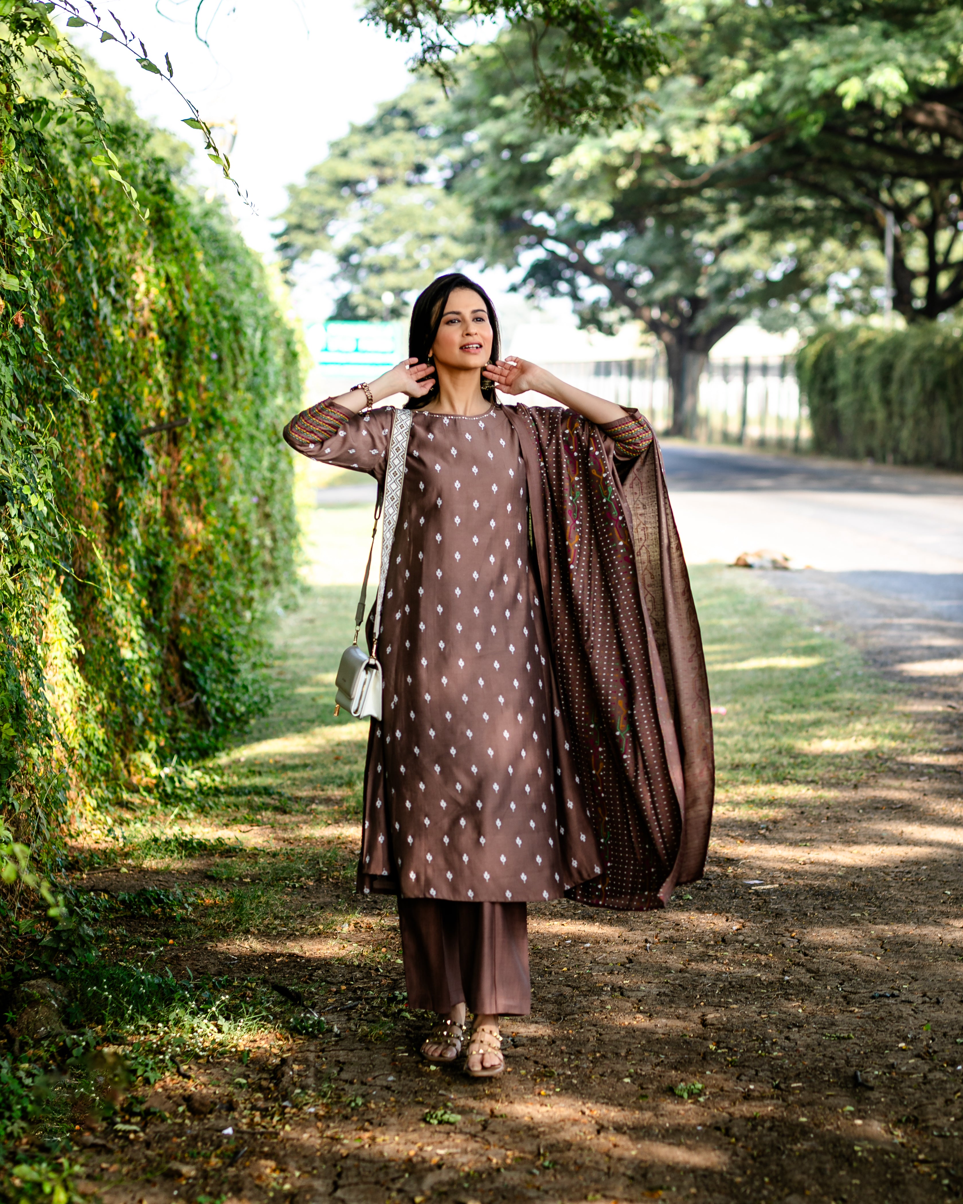 NIKIS | Viscose Suit Set | Cocoa