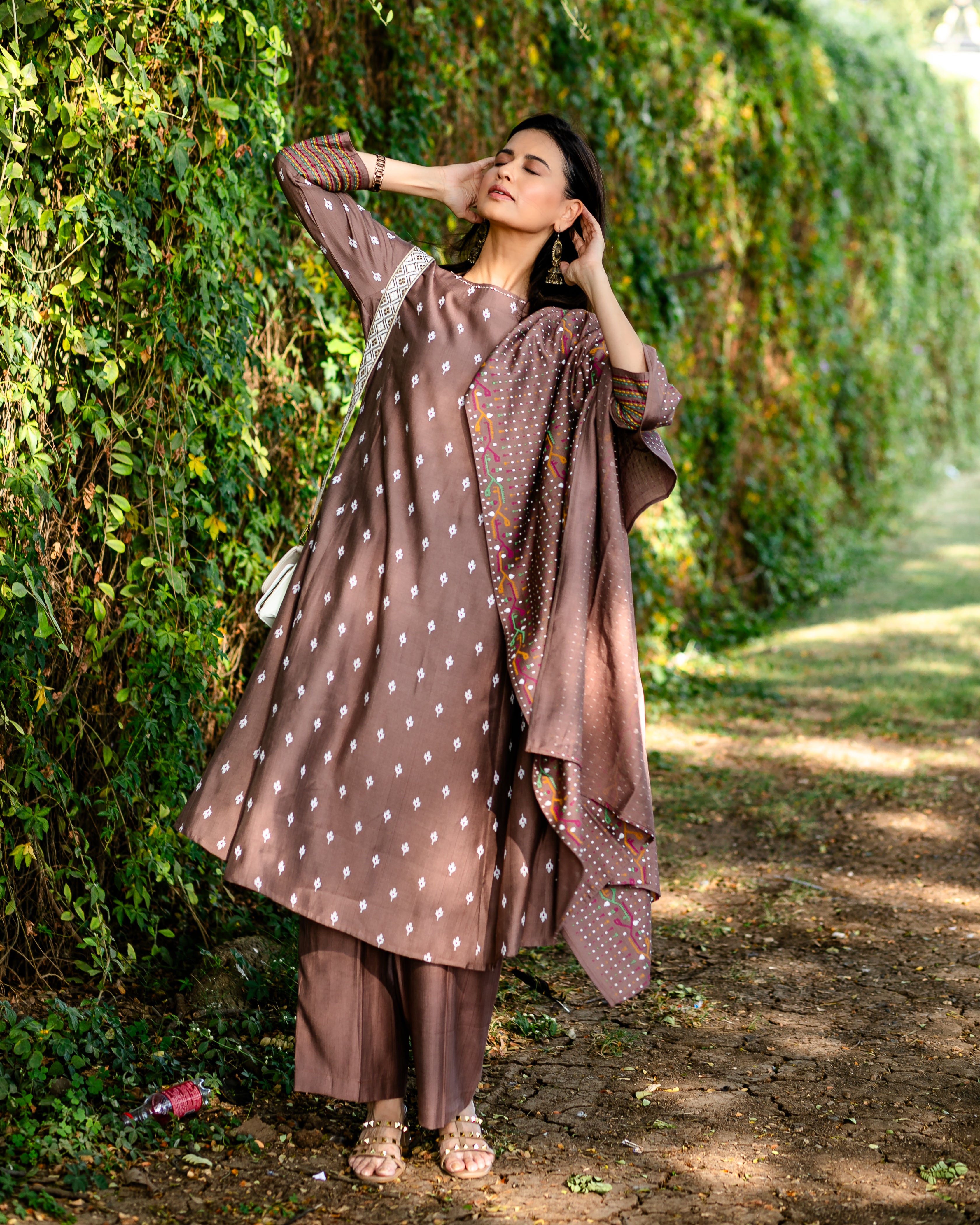 NIKIS | Viscose Suit Set | Cocoa