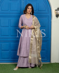 NIKIS | Viscose Suit Set | Silver Lily
