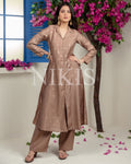 NIKIS | Viscose Kurta Set | Cocoa Brown